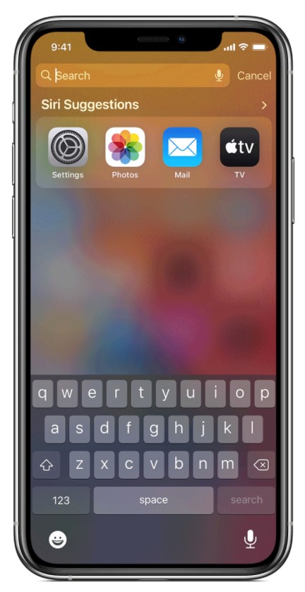 Spotlight Search in iPhone